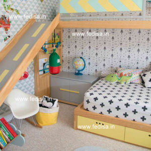 Kids Bedroom Design Bunk Bed Best Kids Room Ideas Model No - 5733