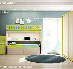 Kids Bedroom Design Bunk Bed Best Kids Room Ideas Model No - 5895