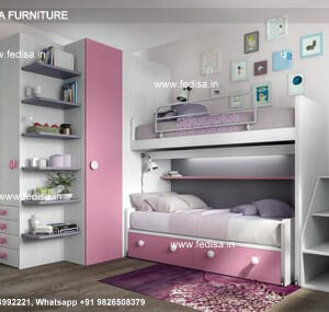 Kids Bedroom Design Bunk Bed Best Kids Room Ideas Model No - 5898