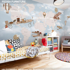 Kids Bedroom Design Bunk Bed Best Kids Room Ideas Model No - 5998