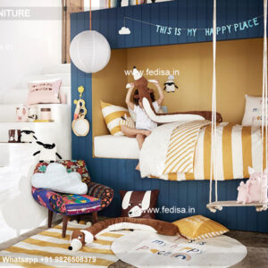 Kids Bedroom Design Bunk Bed Best Kids Room Ideas Model No - 6020