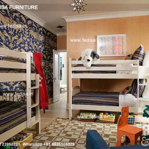 Kids Bedroom Design Bunk Bed Best Kids Room Ideas Model No - 6235