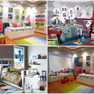 Kids Bedroom Design Bunk Bed Best Kids Room Ideas Model No - 6248