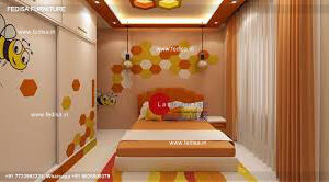 Kids Bedroom Design Bunk Bed Best Kids Room Ideas Model No - 6257