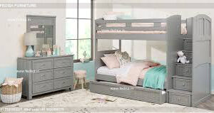 Kids Bedroom Design Bunk Bed Best Kids Room Ideas Model No - 6258