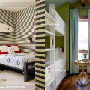 Kids Bedroom Design Bunk Bed Best Kids Room Ideas Model No - 6459