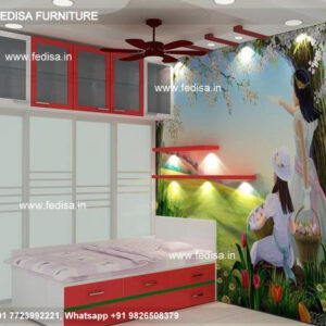 Kids Bedroom Design Bunk Bed Best Kids Room Ideas Model No - 6487