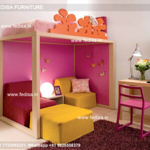 Kids Bedroom Design Bunk Bed Best Kids Room Ideas Model No - 6496