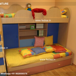 Kids Bedroom Design Bunk Bed Best Kids Room Ideas Model No - 6500