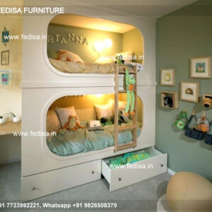 Kids Bedroom Design Bunk Bed Best Kids Room Ideas Model No - 6504