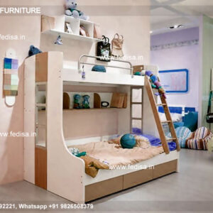Kids Bedroom Design Bunk Bed Best Kids Room Ideas Model No - 6515
