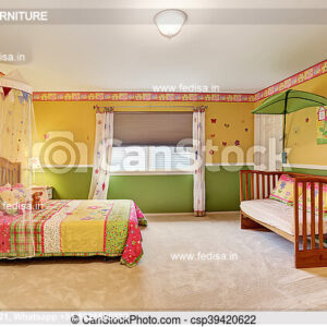 Kids Bedroom Design Bunk Bed Best Kids Room Ideas Model No - 6529