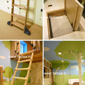 Kids Bedroom Design Bunk Bed Best Kids Room Ideas Model No - 6535