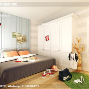 Kids Bedroom Design Bunk Bed Best Kids Room Ideas Model No - 6613