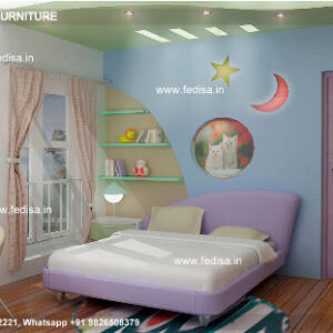 Kids Bedroom Design Bunk Bed Best Kids Room Ideas Model No - 6628