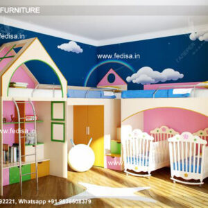 Kids Bedroom Design Bunk Bed Best Kids Room Ideas Model No - 6648