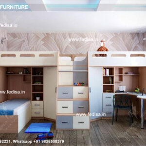 Kids Bedroom Design Bunk Bed Best Kids Room Ideas Model No - 6649
