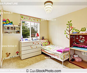 Kids Bedroom Design Bunk Bed Best Kids Room Ideas Model No - 6671