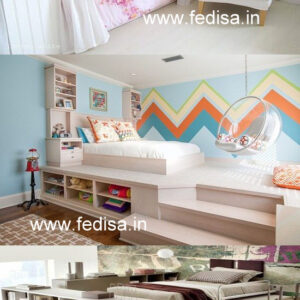 Kids Bedroom Design Bunk Bed Best Kids Room Ideas Model No - 6890