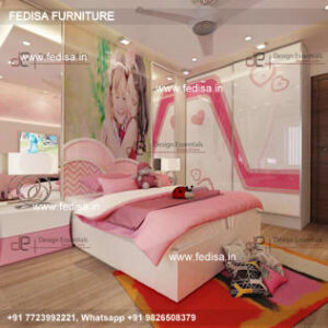 Kids Bedroom Design Bunk Bed Best Kids Room Ideas Model No - 7029