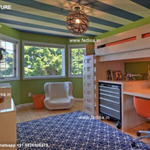 Kids Bedroom Design Bunk Bed Best Kids Room Ideas Model No - 7038