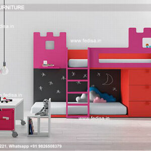 Kids Bedroom Design Bunk Bed Best Kids Room Ideas Model No - 7095