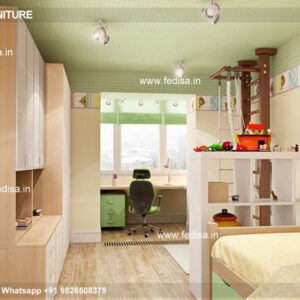 Kids Bedroom Design Bunk Bed Best Kids Room Ideas Model No - 7102