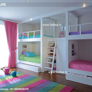 Kids Bedroom Design Bunk Bed Best Kids Room Ideas Model No - 7126