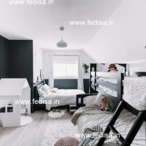Kids Bedroom Design Bunk Bed Best Kids Room Ideas Model No - 7129