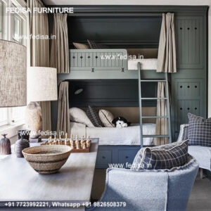 Kids Bedroom Design Bunk Bed Best Kids Room Ideas Model No - 7181