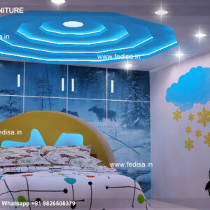 Kids Bedroom Design Bunk Bed Best Kids Room Ideas Model No - 7204