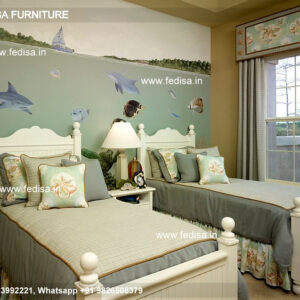 Kids Bedroom Design Bunk Bed Best Kids Room Ideas Model No - 7211