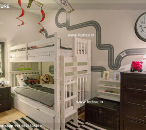 Kids Bedroom Design Bunk Bed Best Kids Room Ideas Model No - 7228