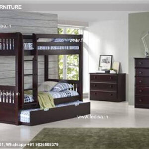 Kids Bedroom Design Bunk Bed Best Kids Room Ideas Model No - 7251
