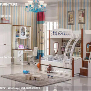 Kids Bedroom Design Bunk Bed Best Kids Room Ideas Model No - 7293