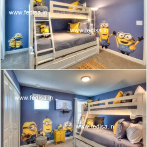 Kids Bedroom Design Bunk Bed Best Kids Room Ideas Model No - 7610
