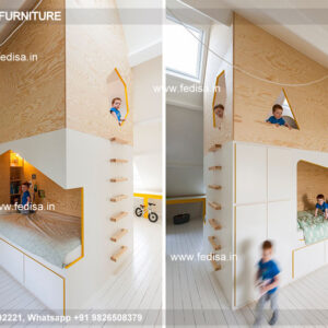 Kids Bedroom Design Bunk Bed Best Kids Room Ideas Model No - 7642