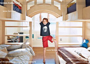 Kids Bedroom Design Bunk Bed Best Kids Room Ideas Model No - 7647