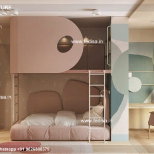 Kids Bedroom Design Bunk Bed Best Kids Room Ideas Model No - 7656