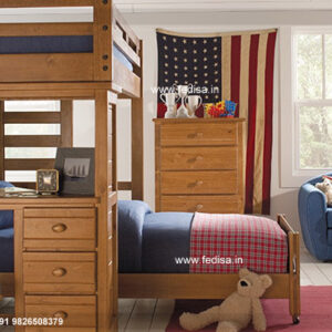 Kids Bedroom Design Bunk Bed Best Kids Room Ideas Model No - 7817