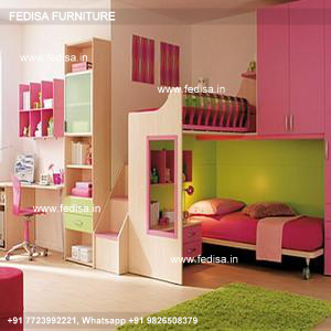 Kids Bedroom Design Bunk Bed Best Kids Room Ideas Model No - 7854