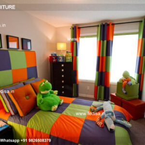 Kids Bedroom Design Bunk Bed Best Kids Room Ideas Model No - 7857