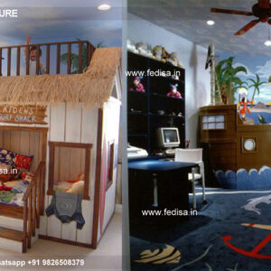 Kids Bedroom Design Bunk Bed Best Kids Room Ideas Model No - 8029