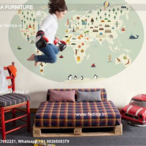 Kids Bedroom Design Bunk Bed Best Kids Room Ideas Model No - 8137