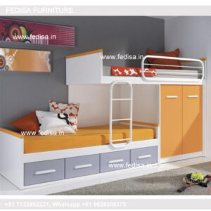 Kids Bedroom Design Bunk Bed Best Kids Room Ideas Model No - 8202