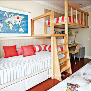 Kids Bedroom Design Bunk Bed Best Kids Room Ideas Model No - 8269