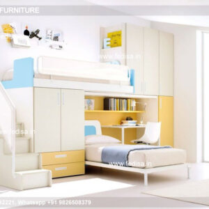 Kids Bedroom Design Bunk Bed Best Kids Room Ideas Model No - 8499