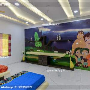 Kids Bedroom Design Bunk Bed Best Kids Room Ideas Model No - 8846