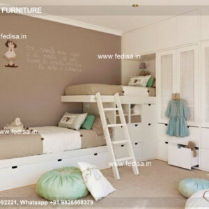 Kids Bedroom Design Bunk Bed Best Kids Room Ideas Model No - 9287