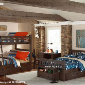 Kids Bedroom Design Bunk Bed Best Kids Room Ideas Model No - 9367